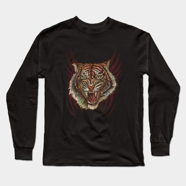 wild Long Sleeve T-Shirt by inkzella